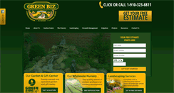 Desktop Screenshot of greenbiznursery.com
